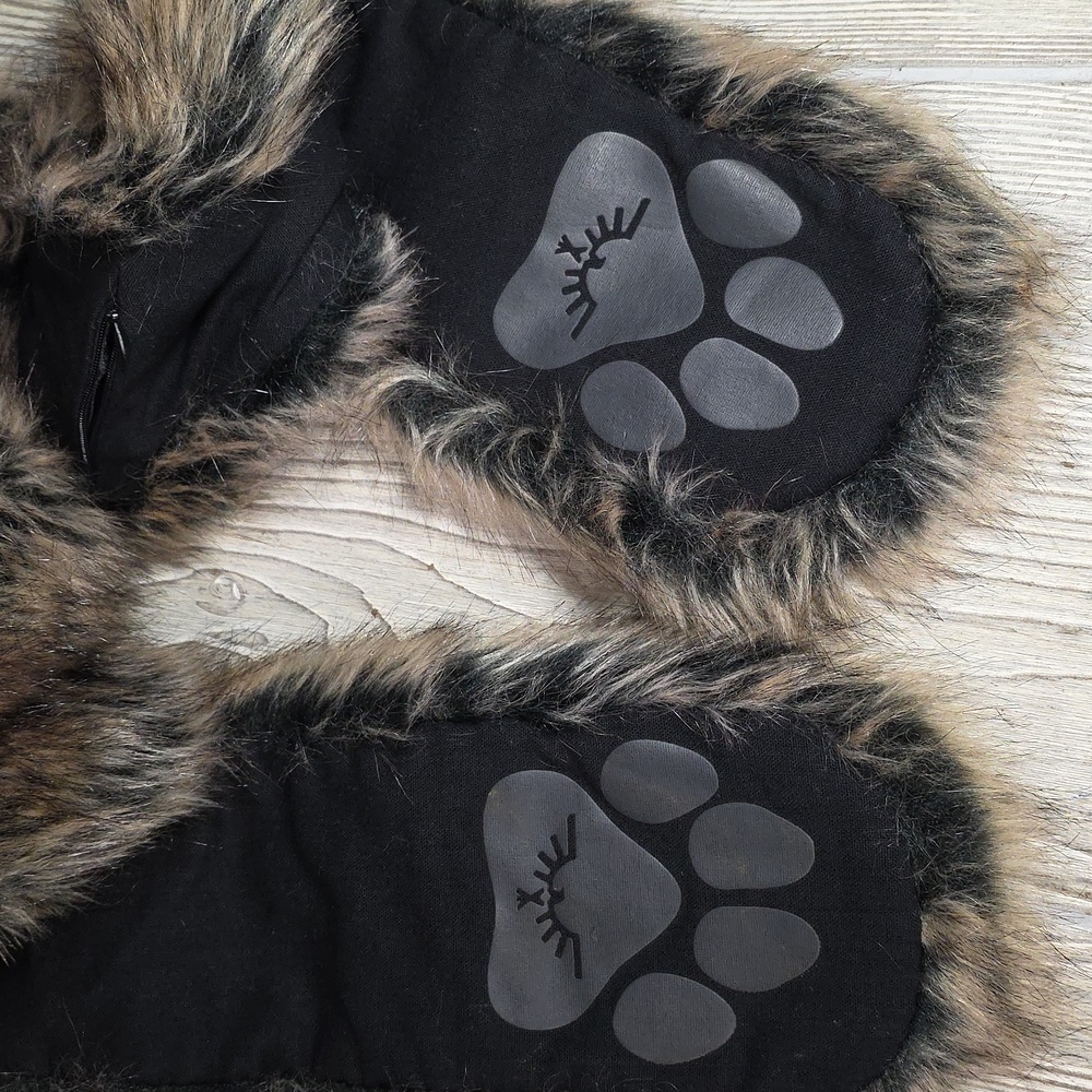 Spirithoods Dire Wolf Faux Fur Hood Adult One Size - Picture 9 of 12